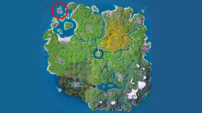 Где в Fortnite находится Ice Spice? Местоположение Ice Isle